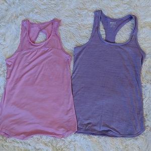 Reebok racerback tanks- small